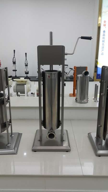 SAUSAGE FILLER MACHINE 10L - SAUSAGE MAKING MACHINE FOR SALE - WORS STOPPER