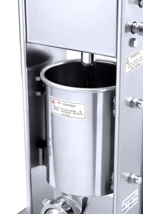 SAUSAGE FILLER MACHINE 10L - SAUSAGE MAKING MACHINE FOR SALE - WORS STOPPER
