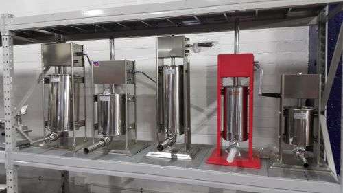 SAUSAGE FILLER MACHINE 10L - SAUSAGE MAKING MACHINE FOR SALE - WORS STOPPER