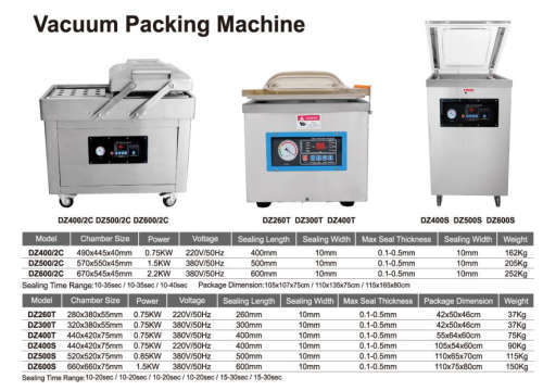 VACUUM SEALER DZ 400S -- VACUUM PACKAGING MACHINE -- CHAMBER VACUUM SEALER -- MEAT SEALER FOR SALE