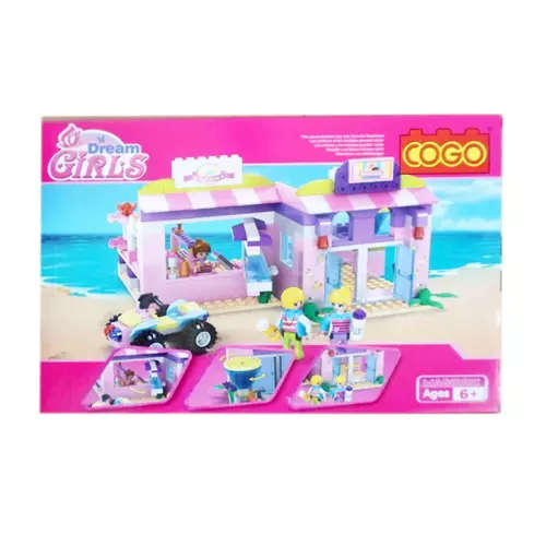 Dream Girls Ice Cream Parlor Building Blocks