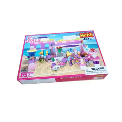Dream Girls Ice Cream Parlor Building Blocks