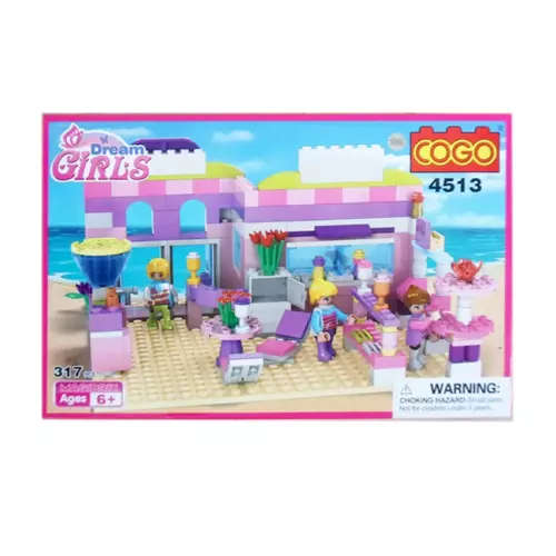 Dream Girls Ice Cream Parlor Building Blocks