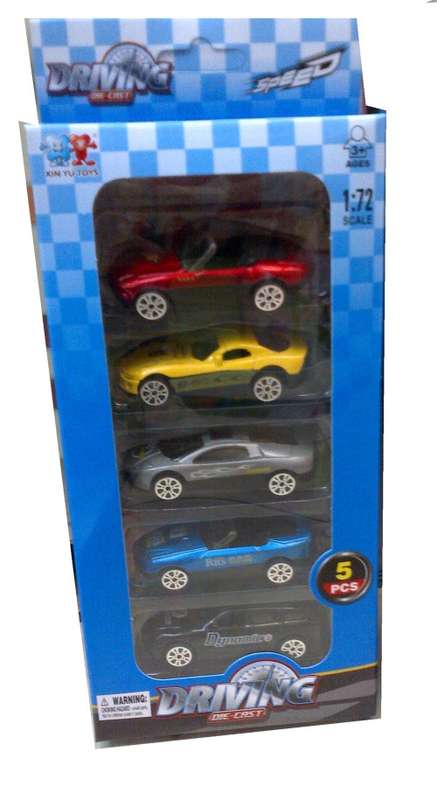 Driving Die Cast metal Design Racing car Model (5 cars per set) collect all 2 sets