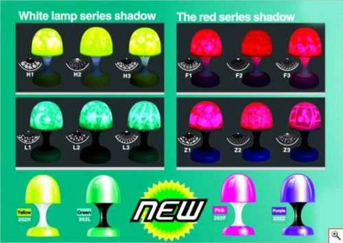 Atmospheric lighting Mushroom LED Night Light Projector Mushroom Lamp