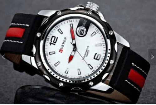 CURREN  Casual Calendar Male Watch Chronograph Analog Mens Watches Men Quartz Wristwatch