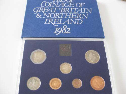 1982 Proof Coinage of Great Britain and Northern Island set