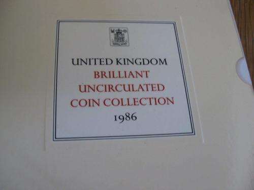 1986 United Kingdom Coin Set Proof