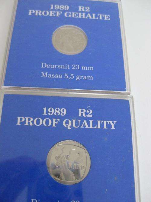 1989 - UNC - R2 Coins x 2