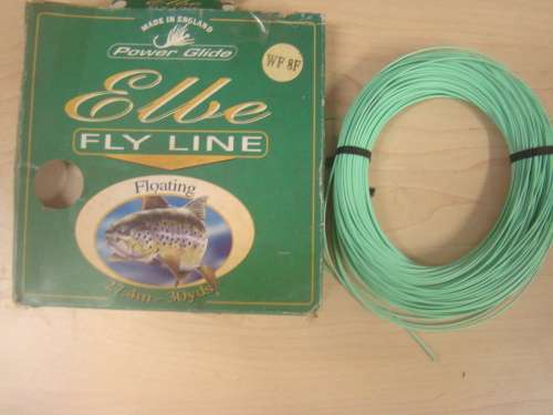 ELBE   **** FLY LINE and STORING  BOX FOR FLIES
