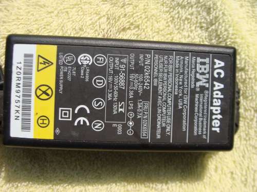LAPTOP CHARGER  IBM