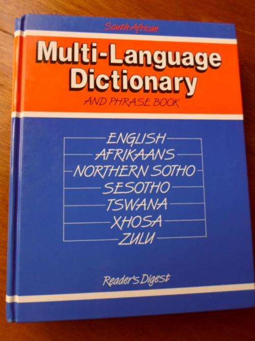 SOUTH AFRICAN Multi-language Dictionary