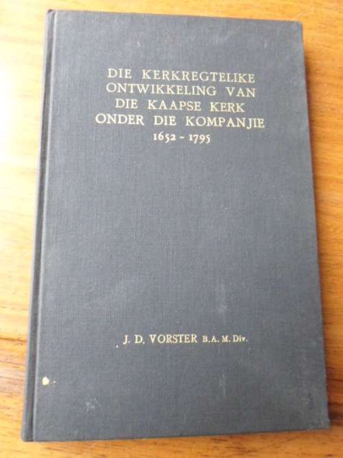 Die Kerkregtelike Ontwikkeling van die Kaapse Kerk onder die Kompanjie 1652-1795