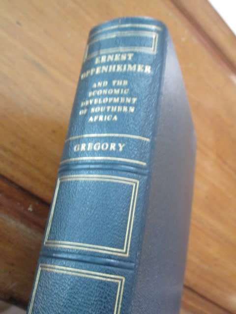 De Luxe Presentation Copy. ERNEST OPPENHEIMER and the economic development of South Africa