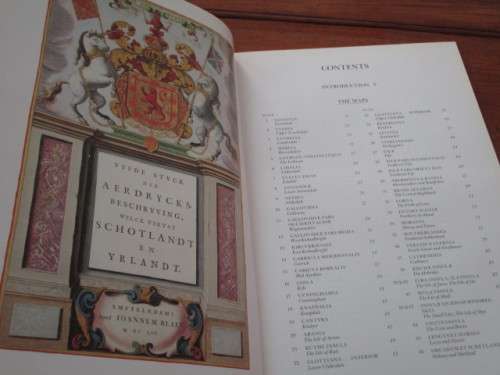 Illustrated MAPS OF SCOTLAND. From Blaeu`s Atlas Novus to the 17th Century