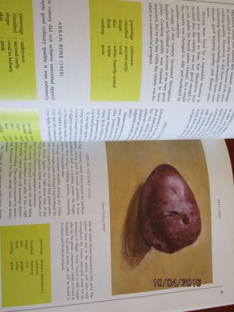 The Story of the POTATO through illustrated varieties