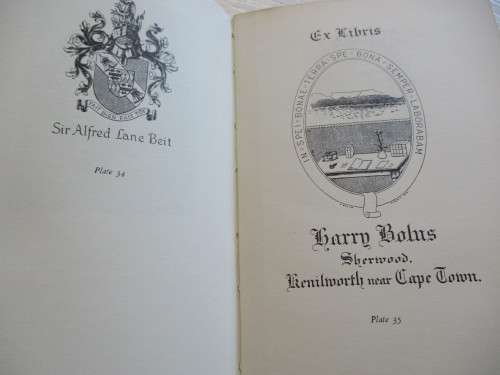 SOUTH AFRICAN BOOKPLATES From the Percival J.G. Bishop Collection