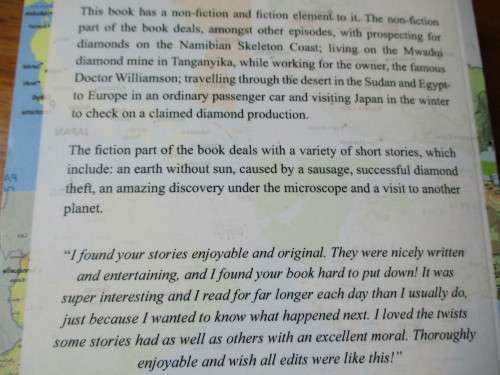 SIGNED A DIAMOND DIGGER'S ANECDOTES AND STORIES Bert Gerryts