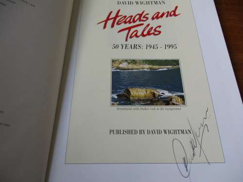 SIGNED. HEADS AND TALES  50 YEARS : 1945-1995 Dawid Wightman
