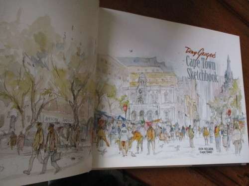 Signed Copy. TONY GROGAN'S CAPE TOWN SKETCHBOOK