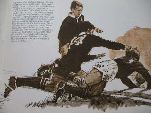 THE GREATEST SERIES. SA vs NZ 1970. Text and illustrations by Rufus