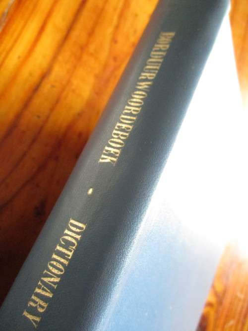 BORDUURWOORDEBOEK Engels / Afrikaans