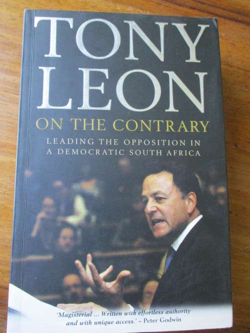 Signed copy. TONY LEON - ON THE CONTRARY