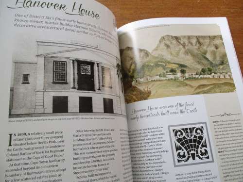 Signed Copy. BEHIND THE CASTLE. The early estates, houses, streets & residents of DISTRICT SIX
