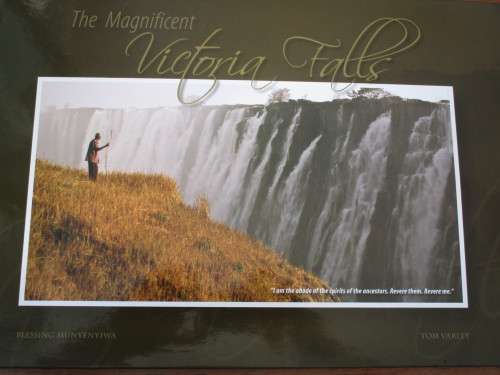 THE MAGNIFICENT VICTORIA FALLS. Signed Tom Varley