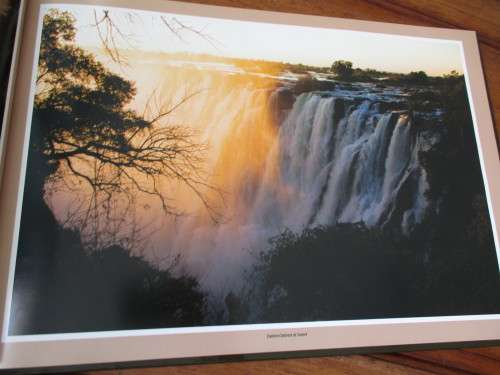 THE MAGNIFICENT VICTORIA FALLS. Signed Tom Varley