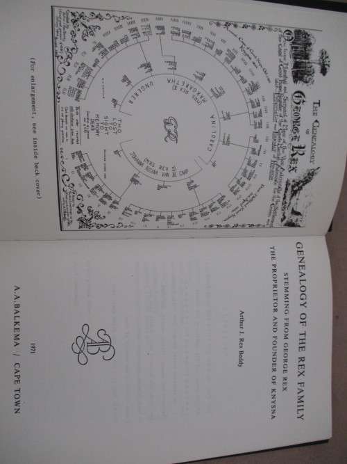 Genealogy of the Rex Family - Stemming From George Rex The Proprietor and Founder of Knysna