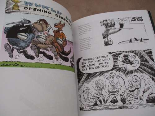 ZAPIRO on SA Sport 1995-2013. VUVUZELA NATION. Inscribed by writer Mike Wills