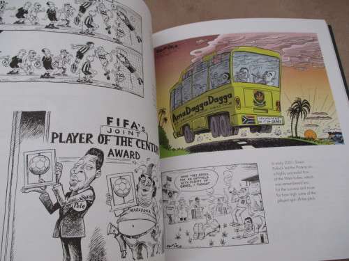 ZAPIRO on SA Sport 1995-2013. VUVUZELA NATION. Inscribed by writer Mike Wills