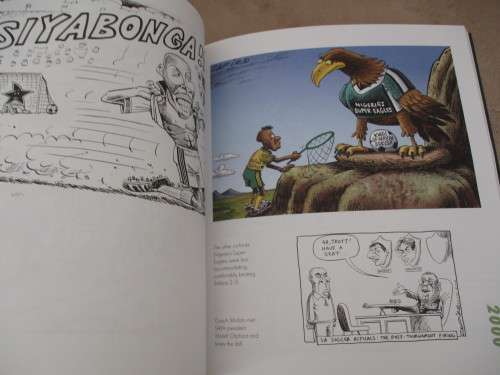 ZAPIRO on SA Sport 1995-2013. VUVUZELA NATION. Inscribed by writer Mike Wills