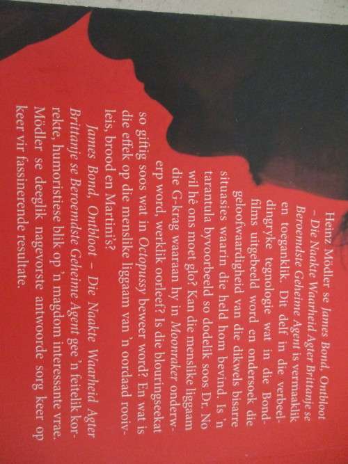 JAMES BOND, ONTBLOOT. Heinz Modler
