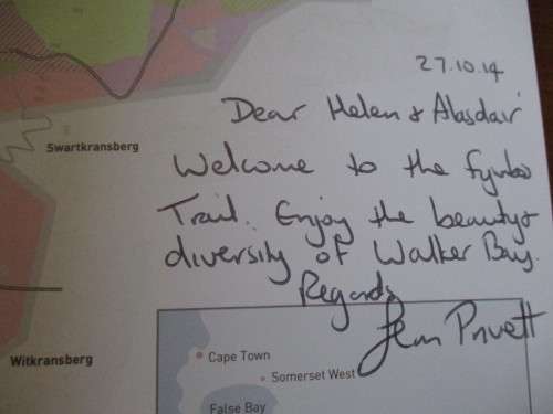 SIGNED. Field Guide to the Flora of GROOTBOS NATURE RESERVE and the WALKER BAY REGION