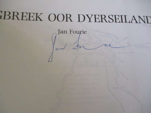 DAGBREEK OOR DYERSEILAND - Jan Fourie. Geteken