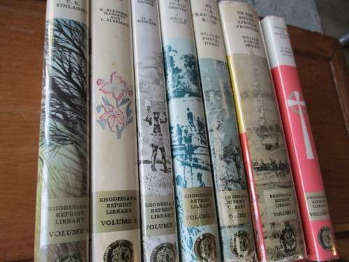 7 Volumes of RHODESIANA REPRINT LIBRARY Series
