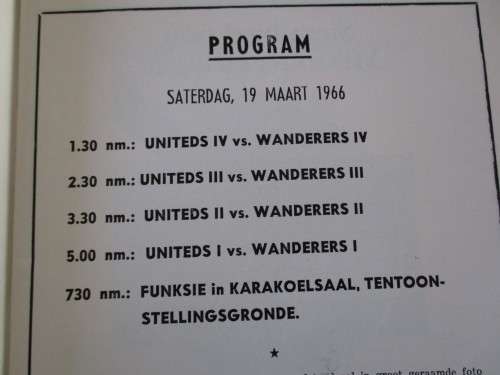 UNITED EN SY MENSE 1916-1966. Windhoek rugby