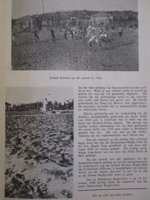 UNITED EN SY MENSE 1916-1966. Windhoek rugby