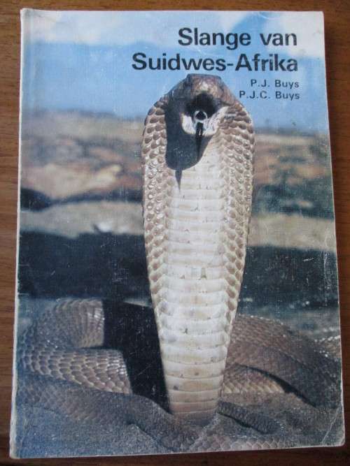 Slange van Suidwes-Afrika  P.J. Buys  P.J.C. Buys