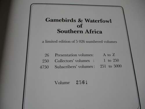 GAMEBIRDS & WATERFOWL OF SOUTHERN AFRICA  C.G. Finch-Davies