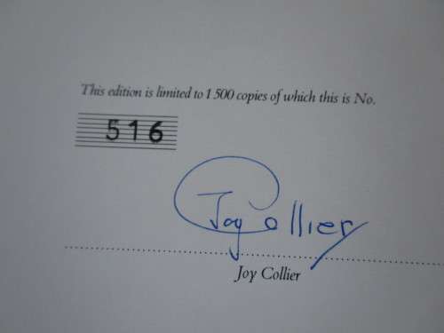 Signed and Numbered. WINE FARMS OF THE WESTERN CAPE. Joy Collier
