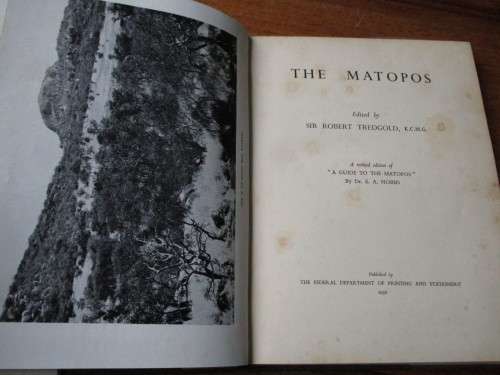 THE MATOPOS. Robert Tredgold