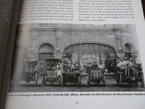 SIGNED.  OUR INTREPID CAPE MOTORING PIONEERS  Derek Stuart-Findlay