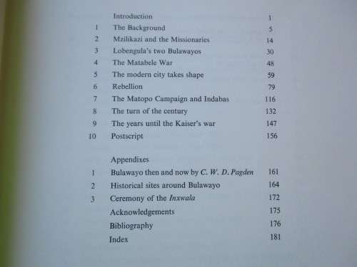 BULAWAYO - Historic Battleground of Rhodesia. By Oliver Ransford