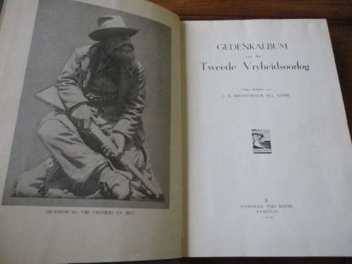 GEDENKALBUM VAN DIE TWEEDE VRYHEIDSOORLOG