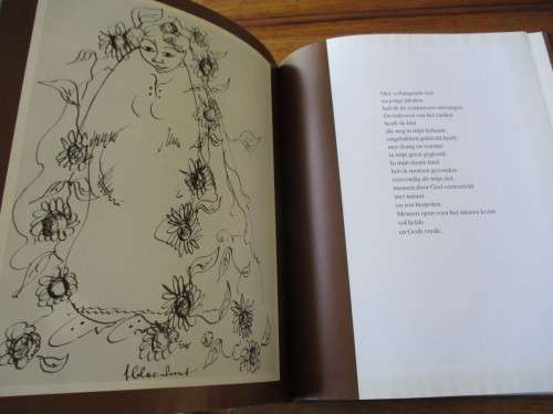 SIGNED & SKETCHED - FRANS CLAERHOUT - TWEE ZOENEN OP EEN GEZICHT