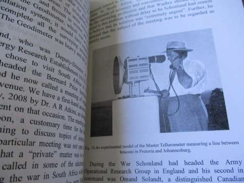 Signed copy. Genius of the Tellurometer - Trevor Lloyd Wadley