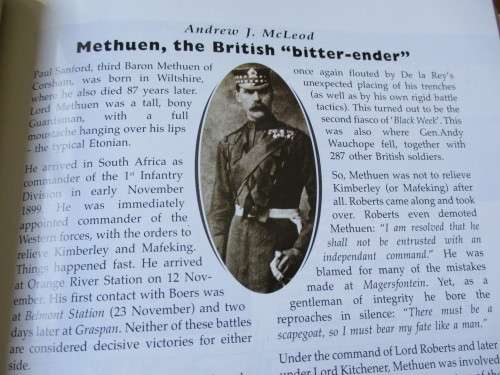A Tourist Guide to the ANGLO BOER WAR 1899-1902  Tony West-Nunn